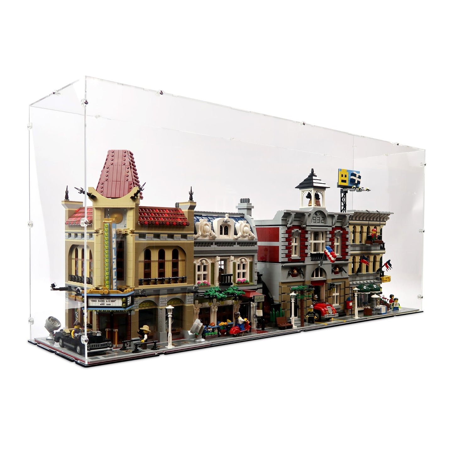 4x Modular Building Display Case (47cm High)