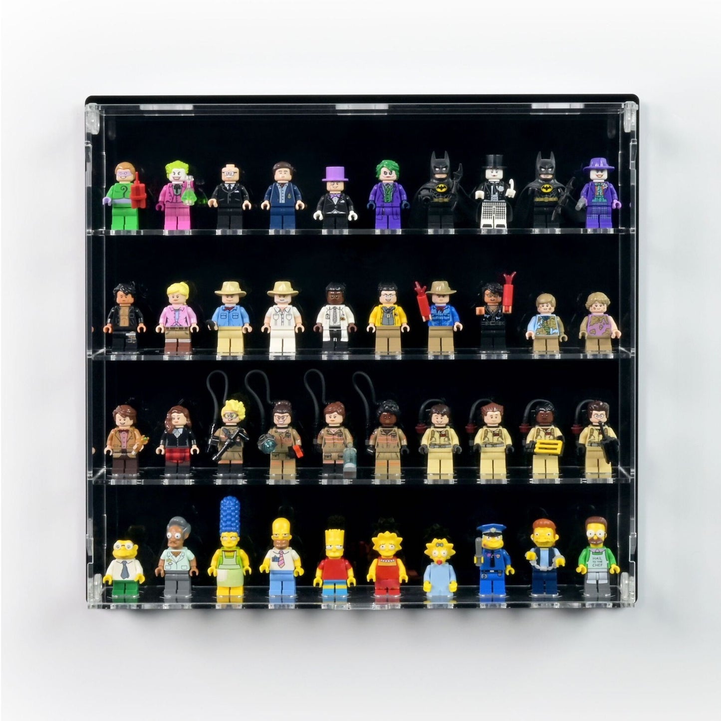 40 LEGO® Minifigures Wall-Mounted Display Case