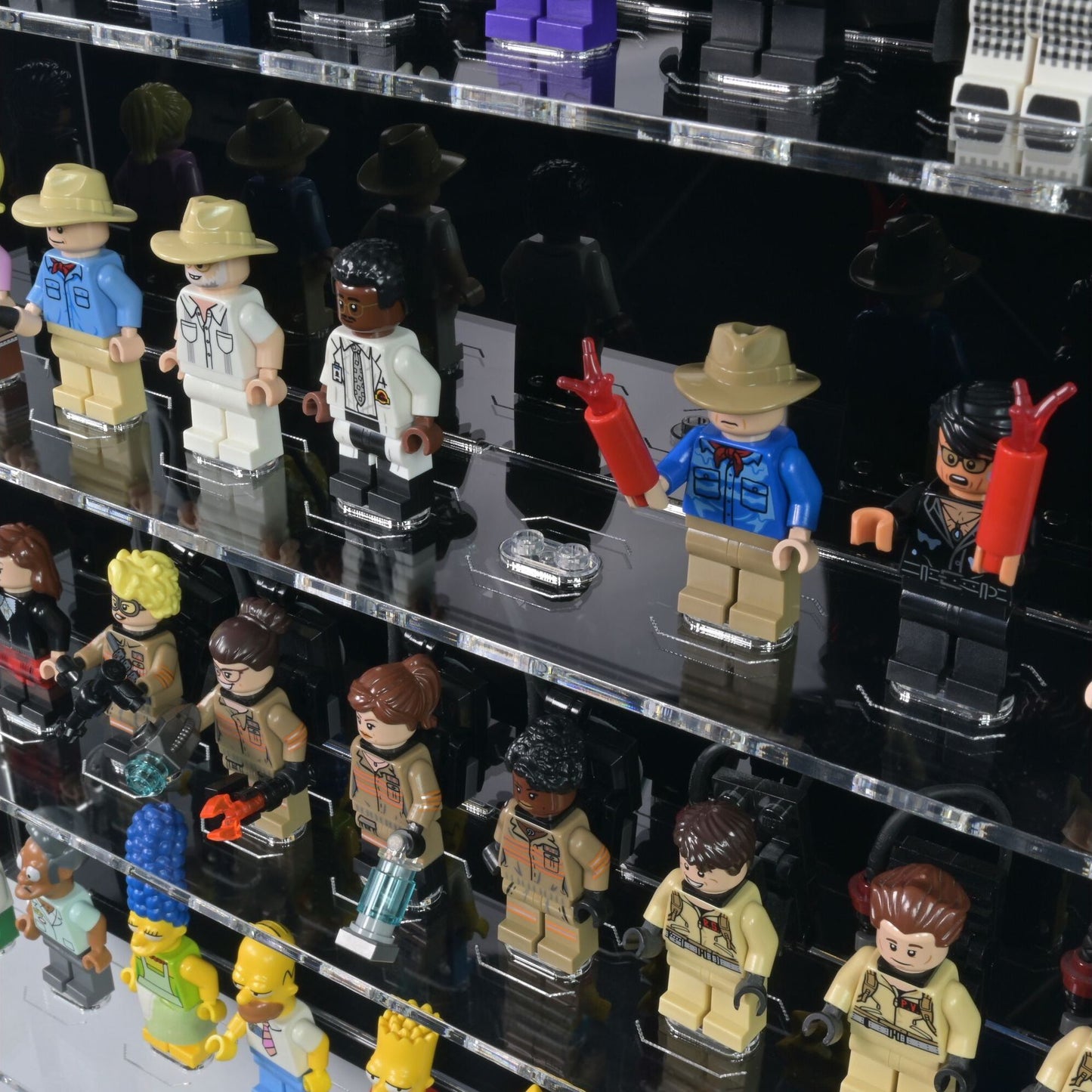 40 LEGO® Minifigures Wall-Mounted Display Case