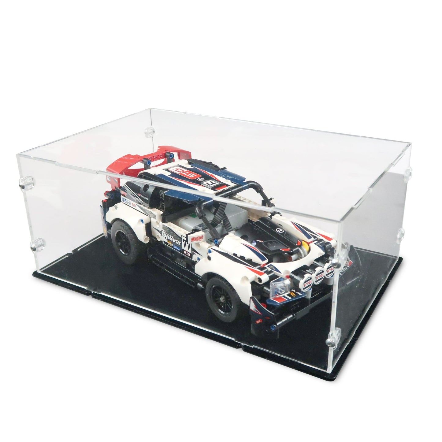 42109 App-Controlled Top Gear Rally Car Display Case