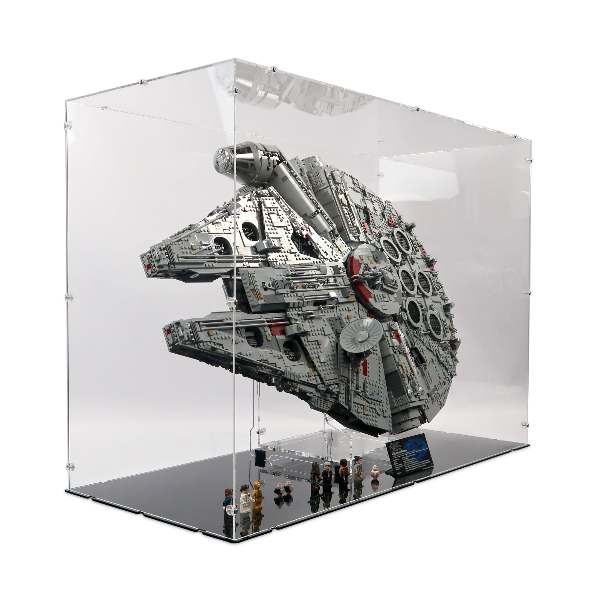 75192 UCS Millennium Falcon Display Case For Vertical Stand Kingdom 75192-ucs-millennium-falcon-display-case-for-vertical-stand-kingdom