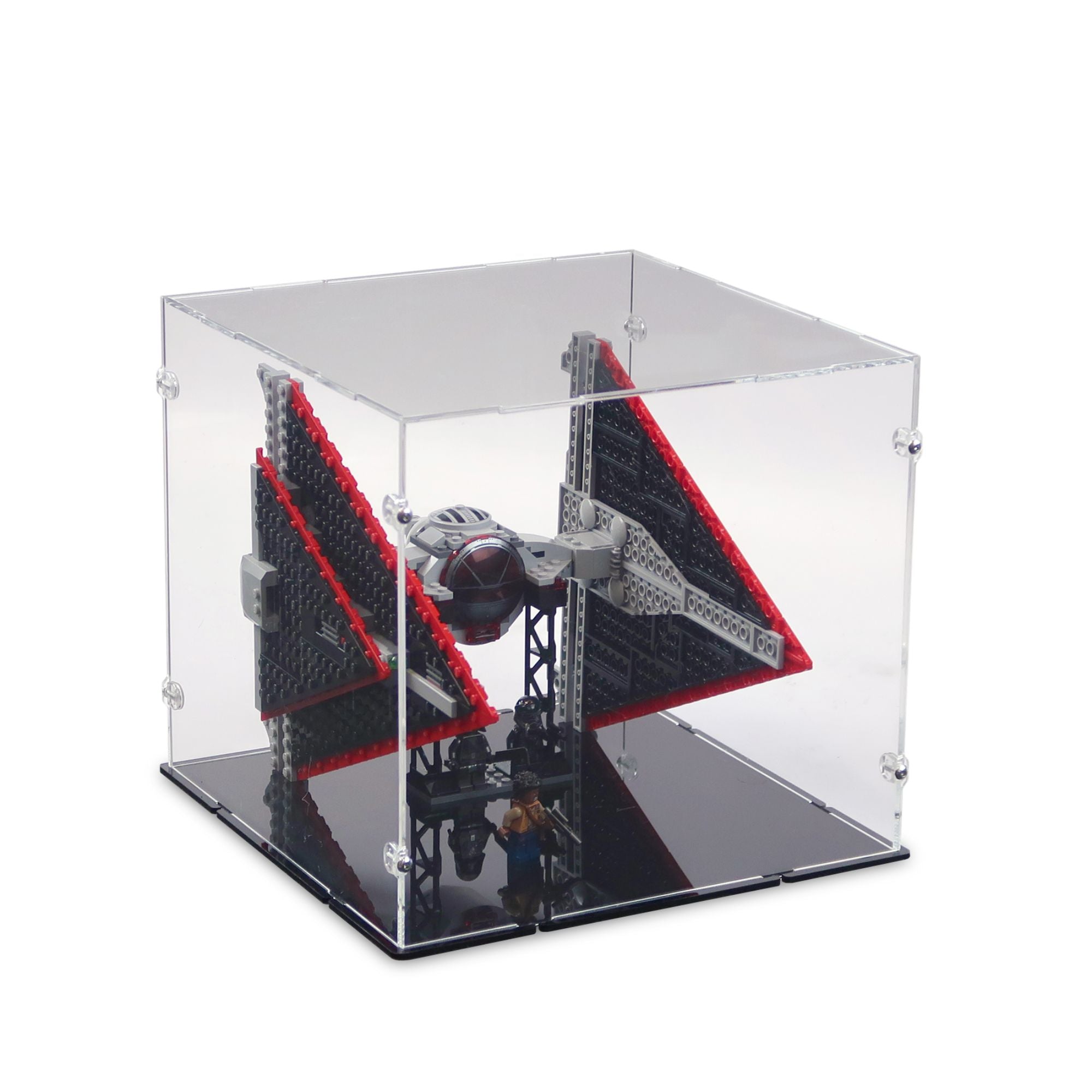 75272 Sith TIE Fighter Display Case Kingdom Brick Supply