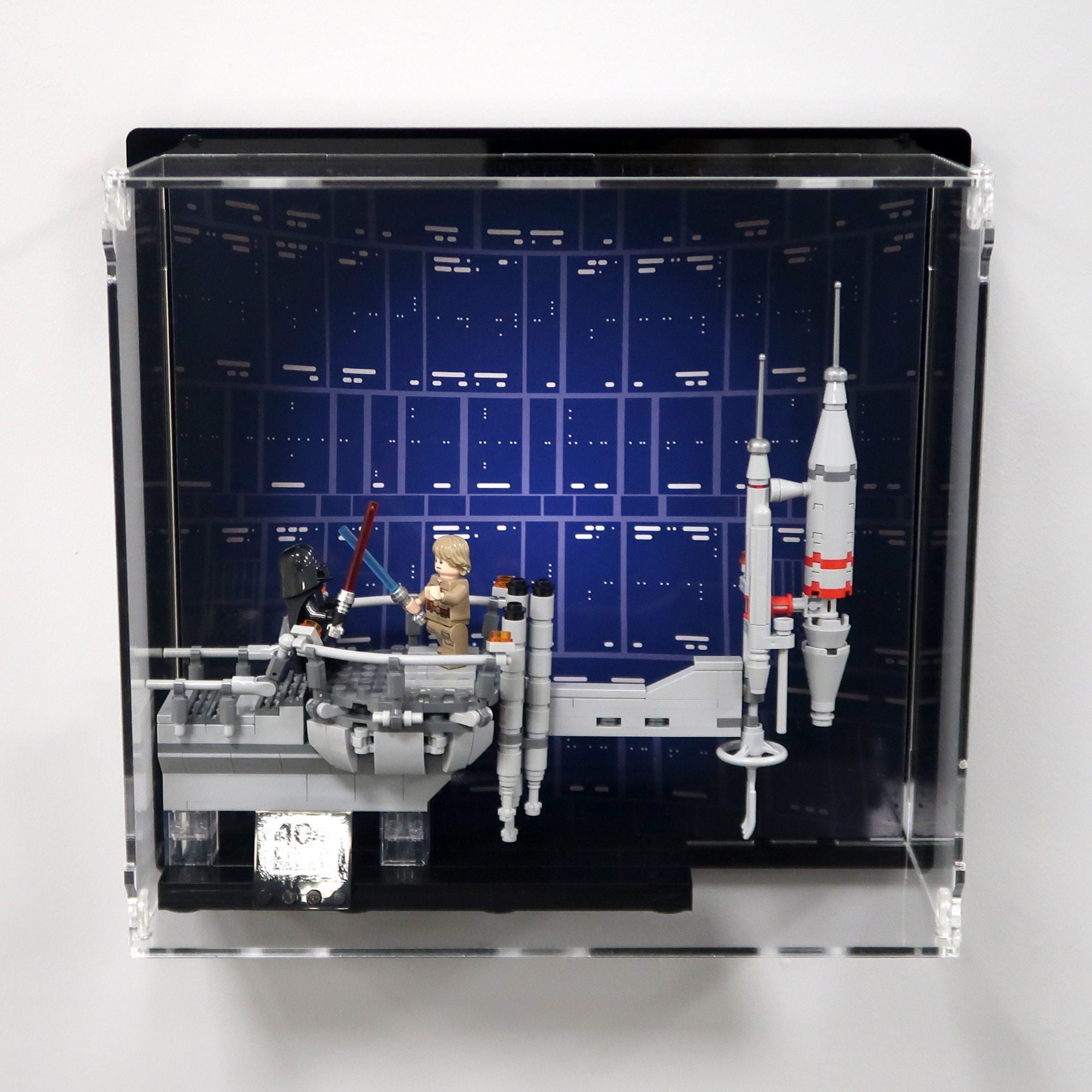 75294 Bespin Duel Wall Mounted Display Case Kingdom Brick Supply