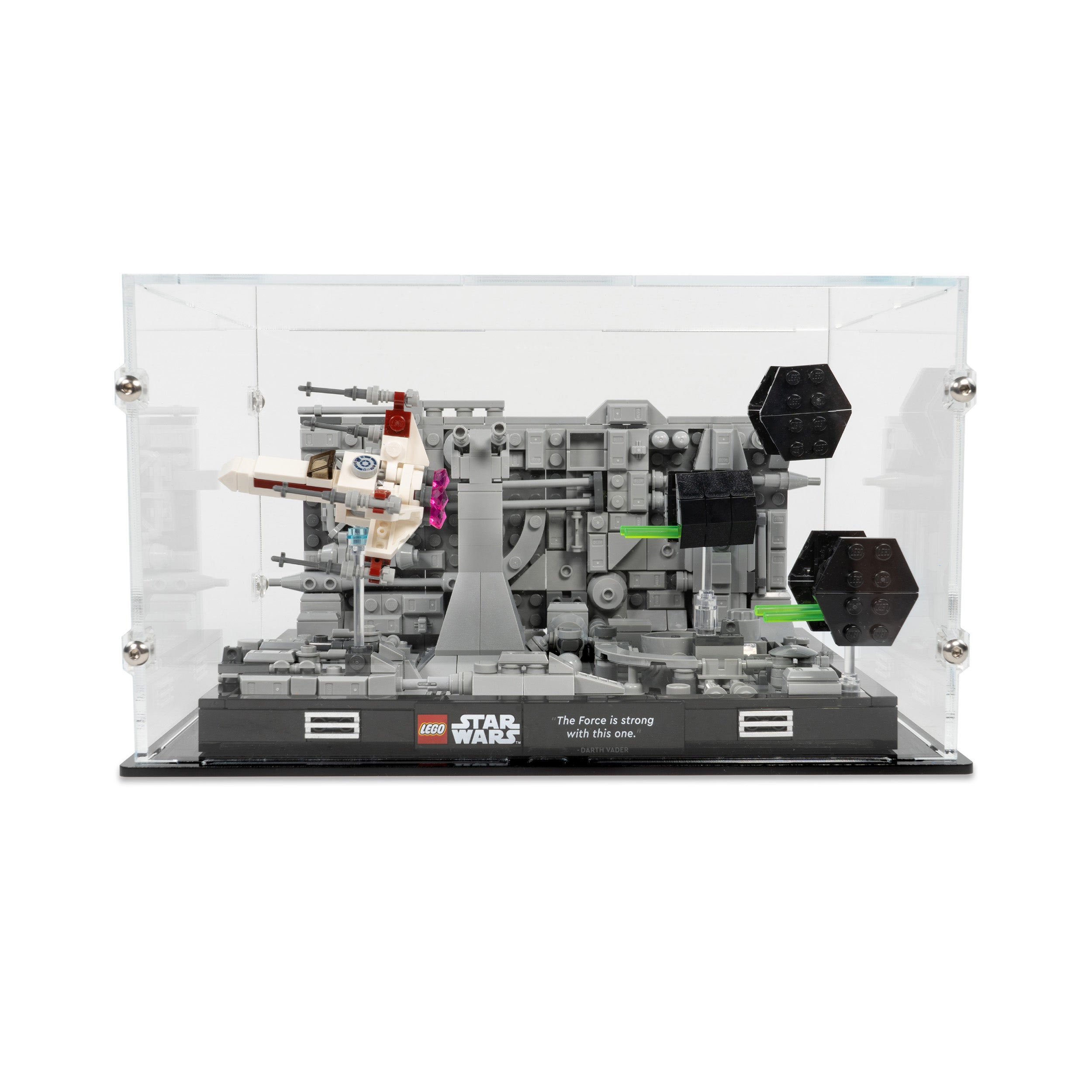 75329 Death Star™ Trench Run Diorama Display Case – Kingdom Brick