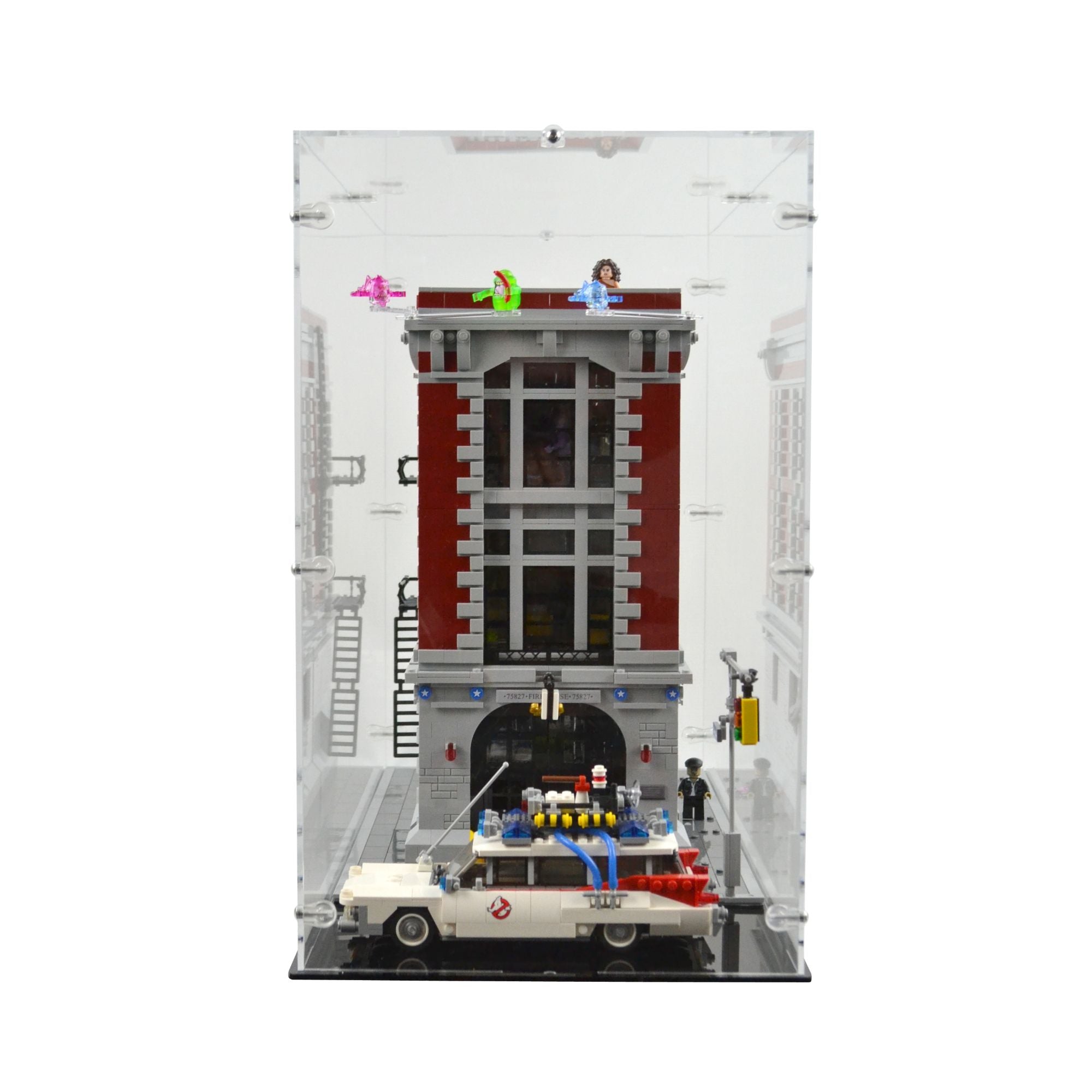 Lego ghostbusters firehouse display sales case