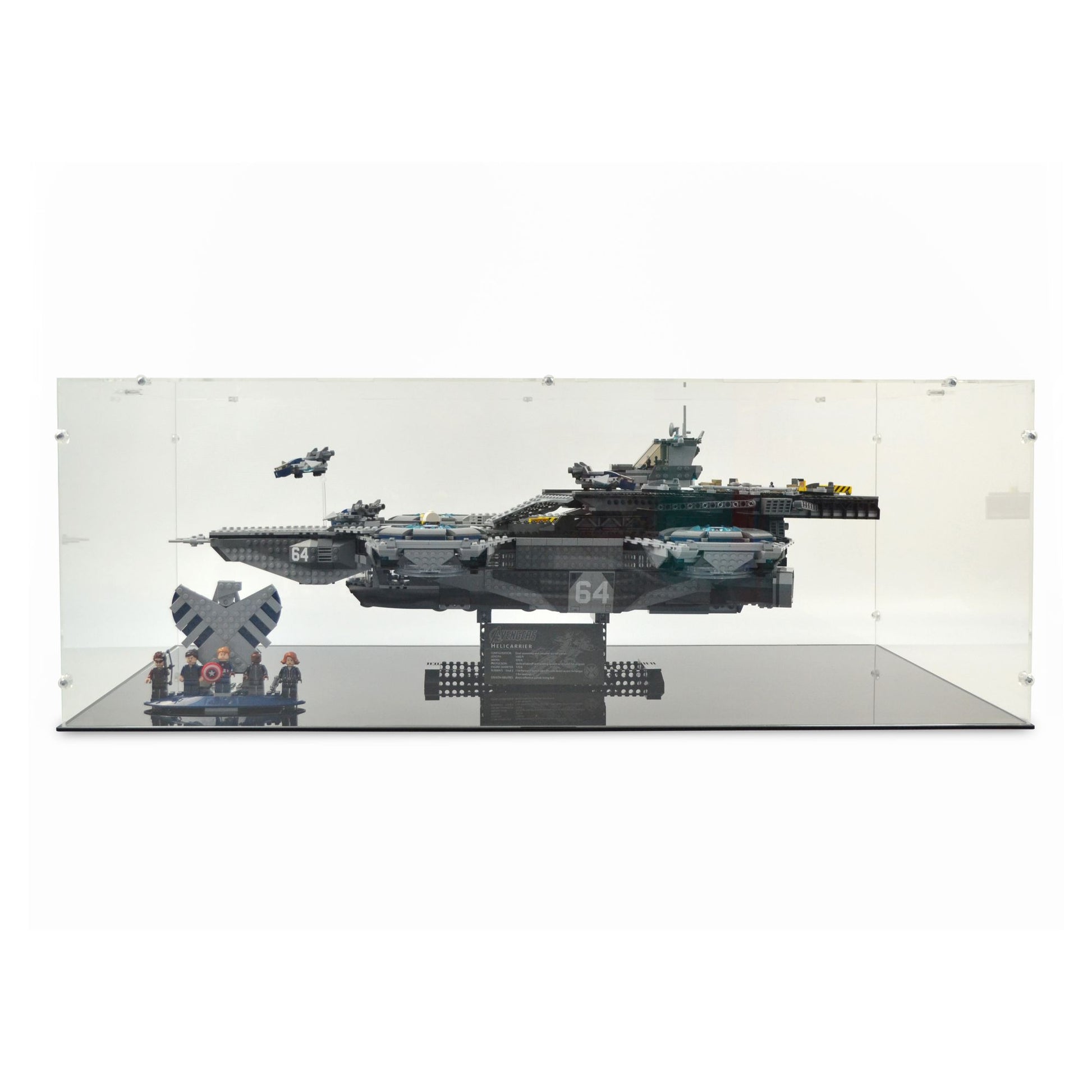 76042 The SHIELD Helicarrier Display Case – Kingdom Brick Supply