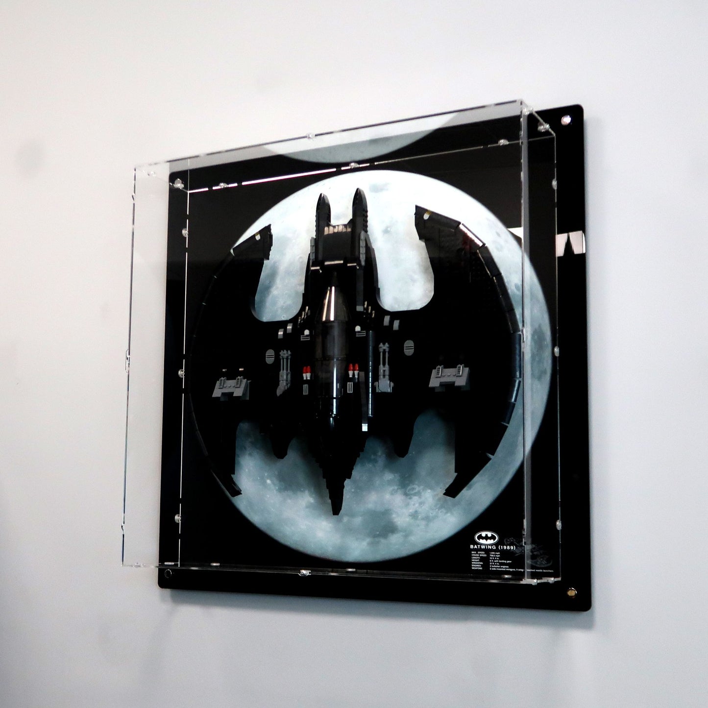 76161 UCS 1989 Batwing Wall-Mounted Display Case