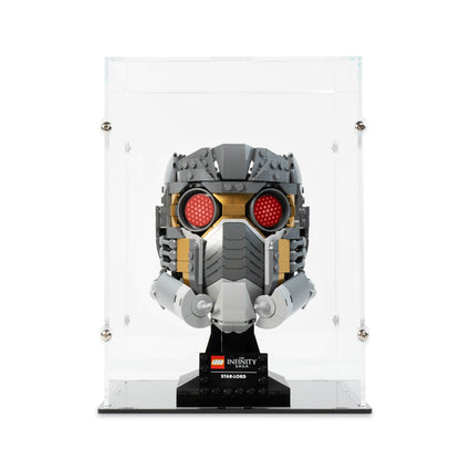 Front view of LEGO 76251 Star-Lord's Helmet Display Case.