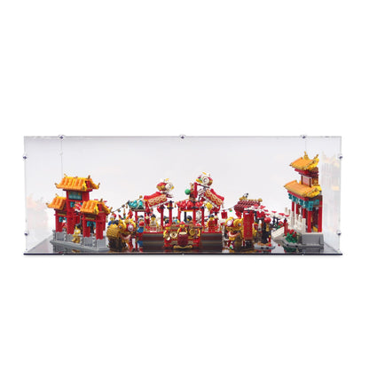 80104 & 80105 Chinese New Year Temple Fair and Lion Dance Display Case