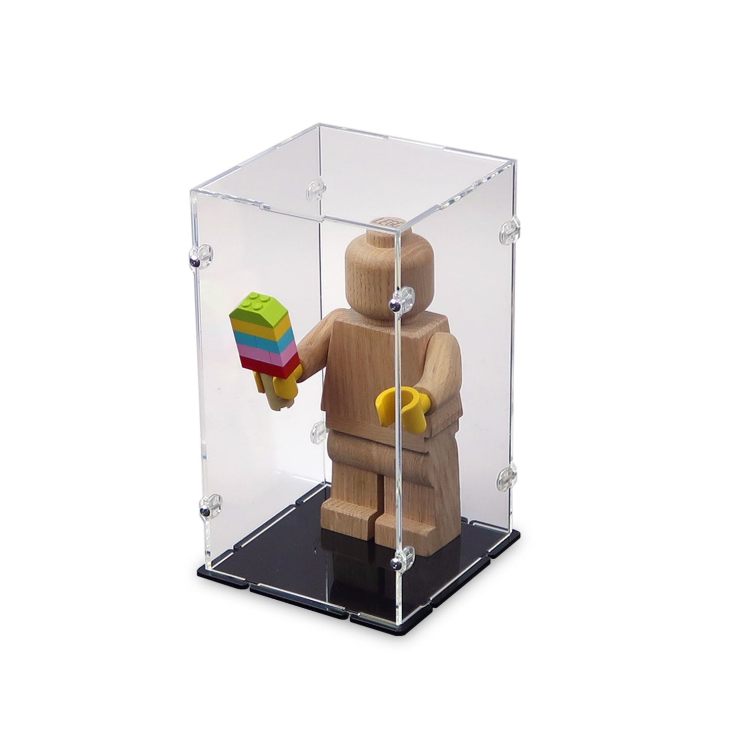 853967 Wooden Minifigure Display Case