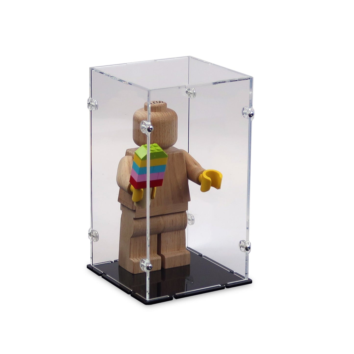 853967 Wooden Minifigure Display Case