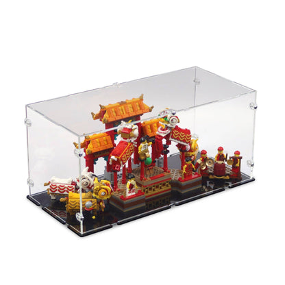 80104 Chinese New Year Lion Dance Display Case