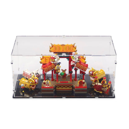80104 Chinese New Year Lion Dance Display Case