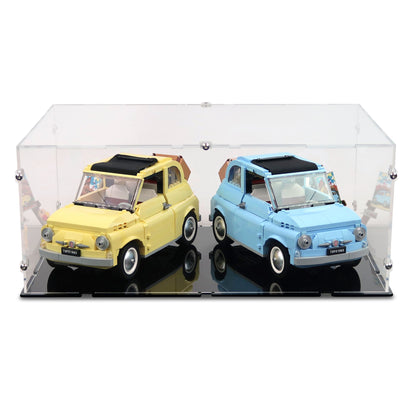 The Double Fiat Car Collection Display Case