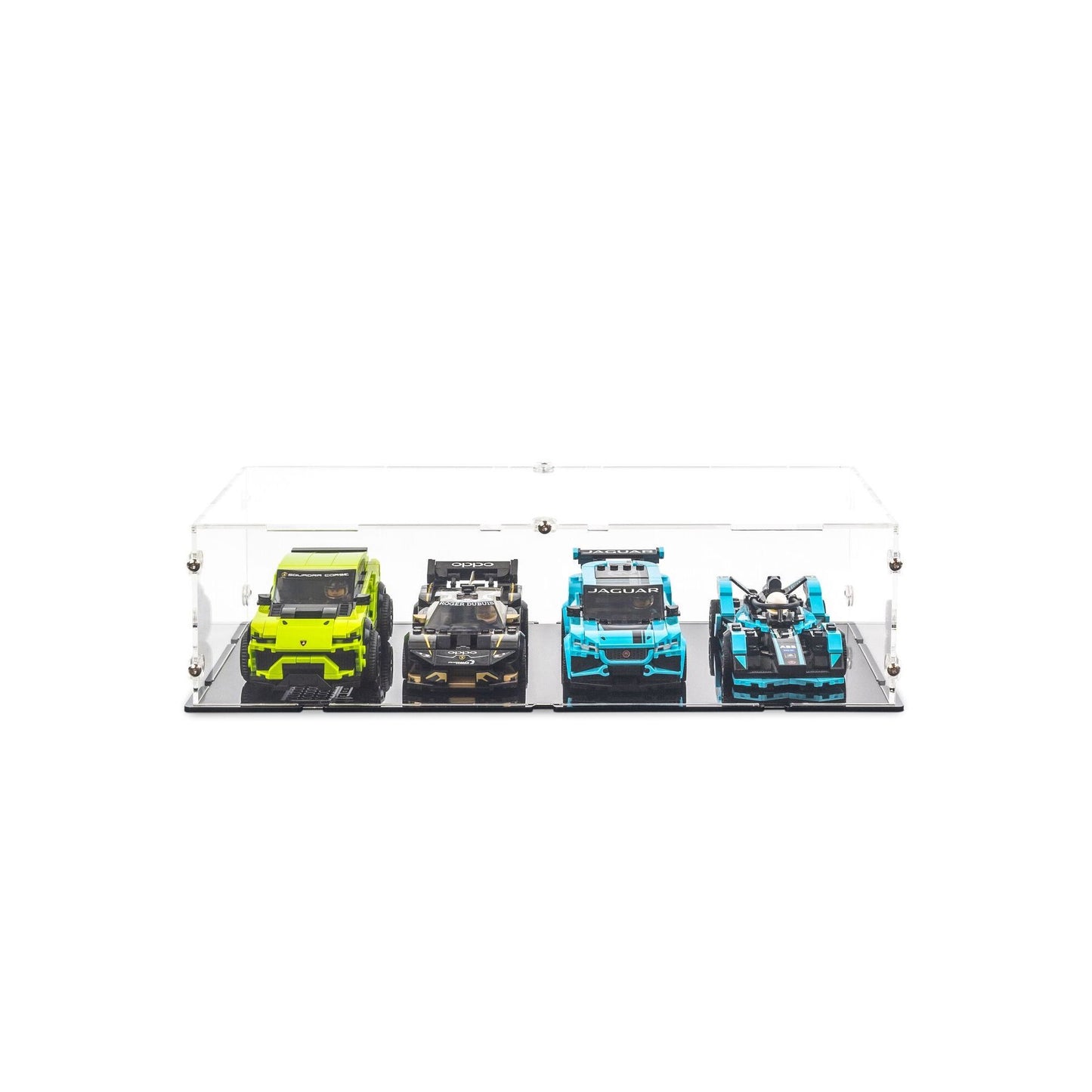 4x LEGO® Speed Champions Display Case