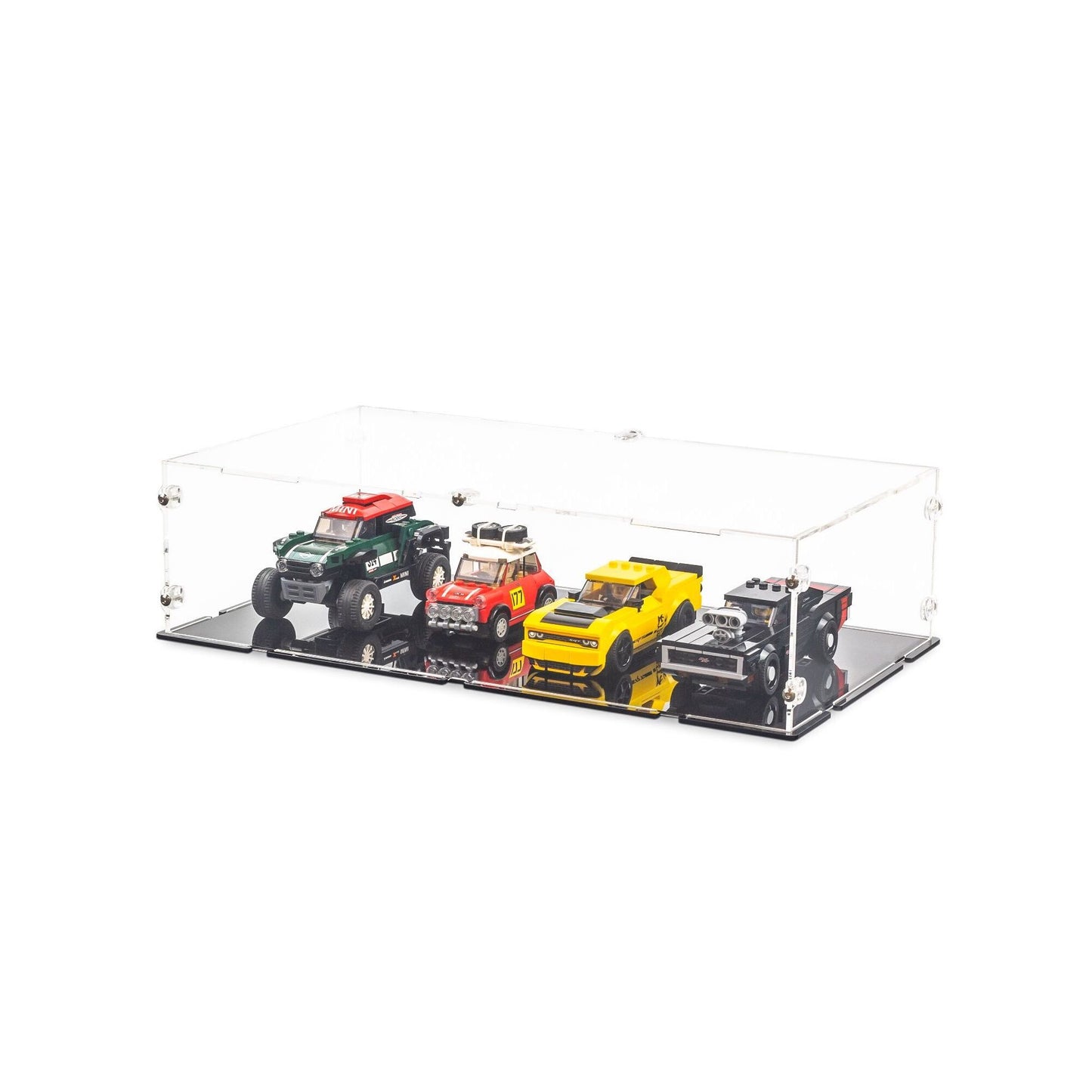 4x LEGO® Speed Champions Display Case