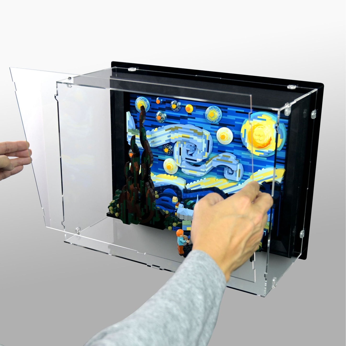 21333 Vincent van Gogh - The Starry Night Wall-Mounted Display Case